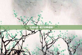 公司注册 每个月申报吗