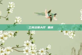 工商注册大厅 重庆