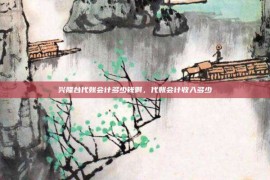 兴隆台代账会计多少钱啊，代账会计收入多少