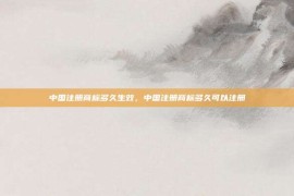 中国注册商标多久生效，中国注册商标多久可以注册