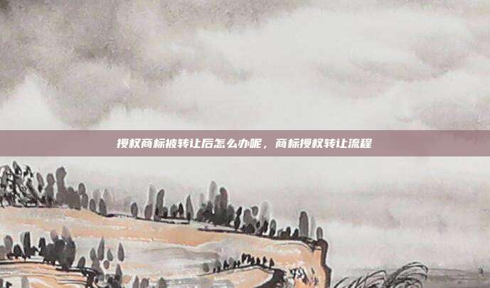 授权商标被转让后怎么办呢,商标授权转让流程