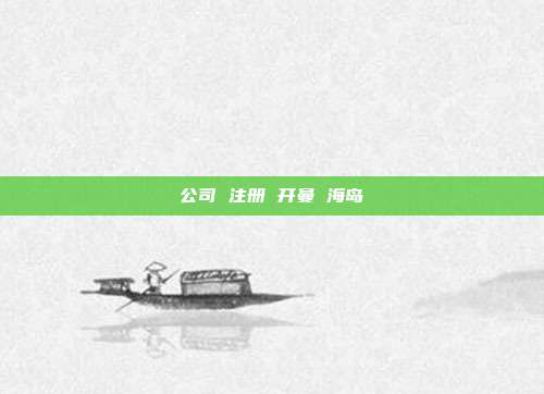公司 注册 开曼 海岛